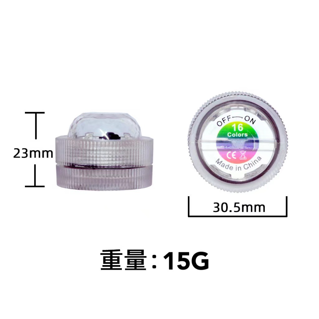 Кросс-бордерный новый светодиодный алмазный светильник для скейтборда на открытом воздухе водонепроницаемый декоративный свет RGB с дистанционным управлением для дайвинга прямая продажа с завода