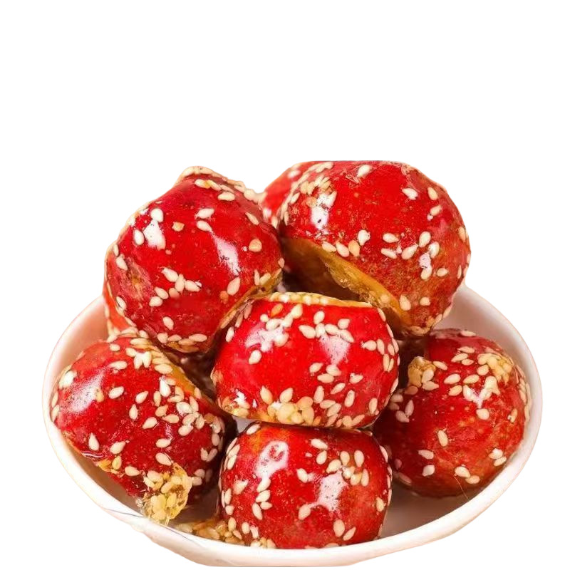 Freeze-Dried Hawthorn Seedless Hollow Candied Fruit Individually Packaged Sour Sweet Crispy Freeze-Dried Candied Fruit Snacks Wholesale