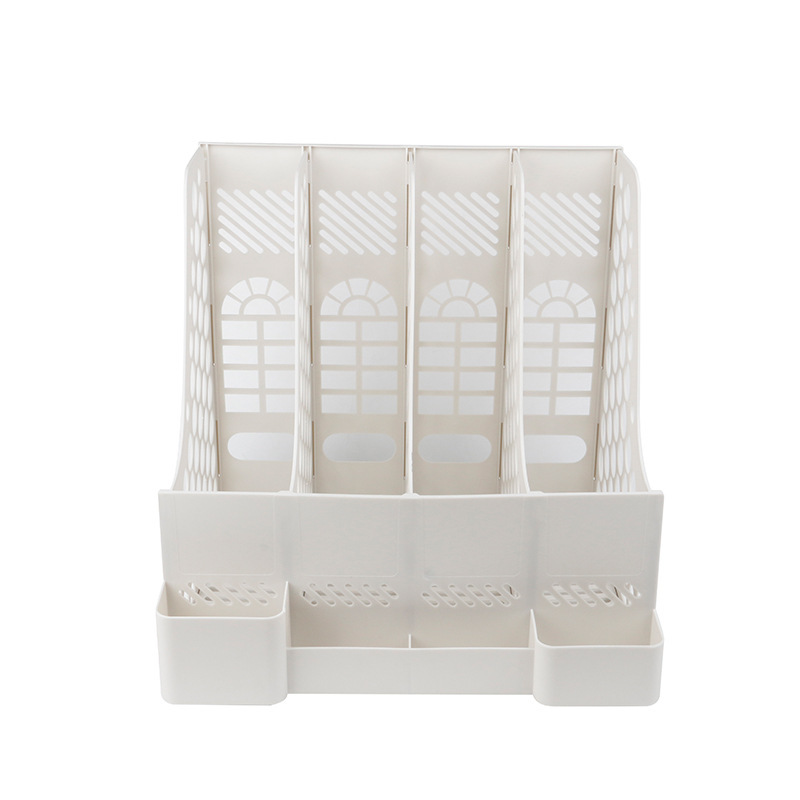 Creative Ins Desktop Folder Book Storage Rack Cute Student Book Stand Dormitory Desk Book Holder