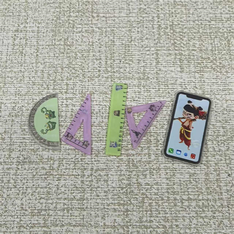 Children's Mini Small Stationery Girls Toy Small Schoolbag Miniature Cute Toy Simulation Items Full Set Book Test Paper