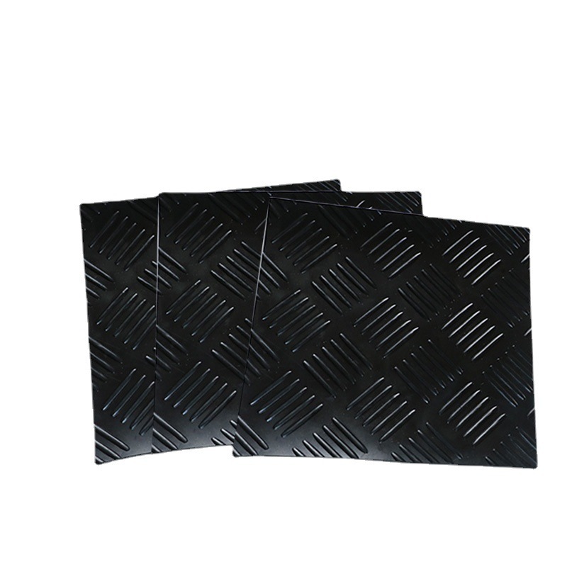 Customized Five-Bar Pattern Rubber Sheet, Non-Slip Rubber Sheet, Five-Bar Rubber Sheet, Industrial Waterproof, Non-Slip and Wear-Resistant Rubber Sheet