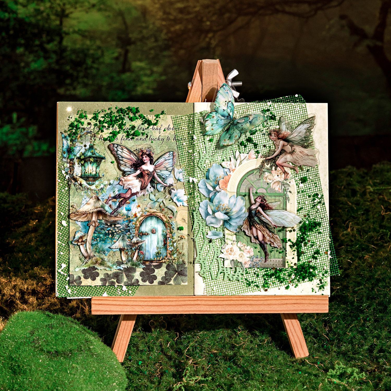 Sugar Poetry Pet Sticker Pack Muse Fantasy Retro Character Butterfly Flower Material Handbook DIY Landscaping Decorative Sticker