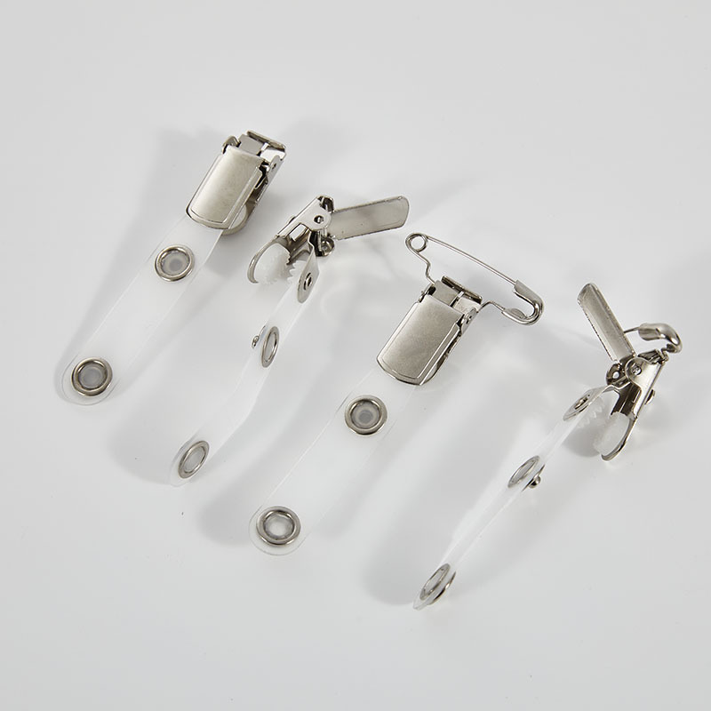 Government Conference Metal Flip Clip Id Hardware Clip Work Id Clip Exhibition Guest Certificator Factory Brand Clip