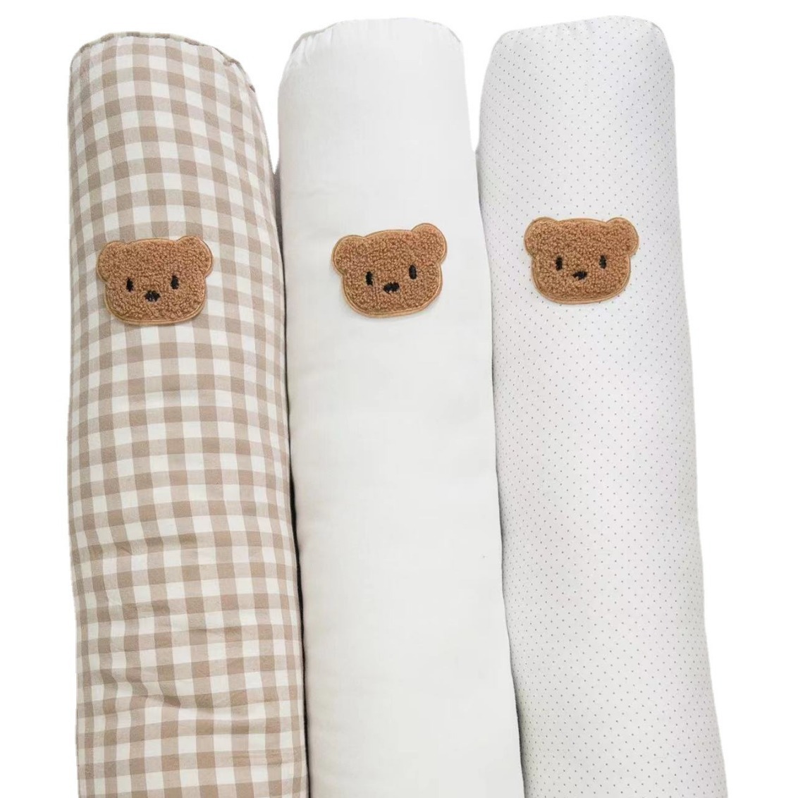 Ins Bear Soothing Pillow Cylindrical Bed Weararound Anti-collision Anti-rollover Side Sleeping Pillow Clip Leg Pillow