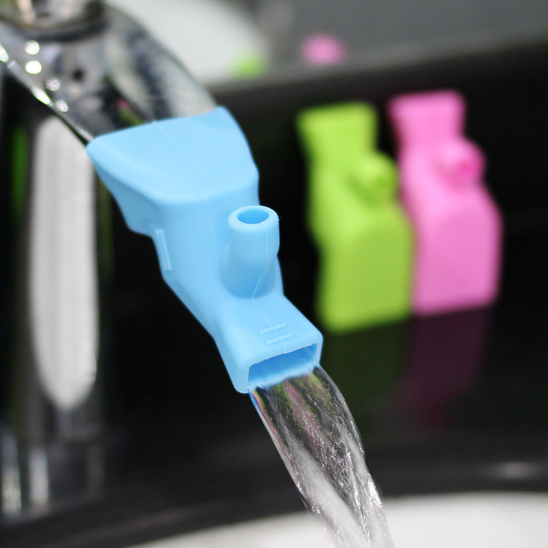 Factory direct faucet extender household face wash mouthwash faucet extender portable silicone splash nozzle