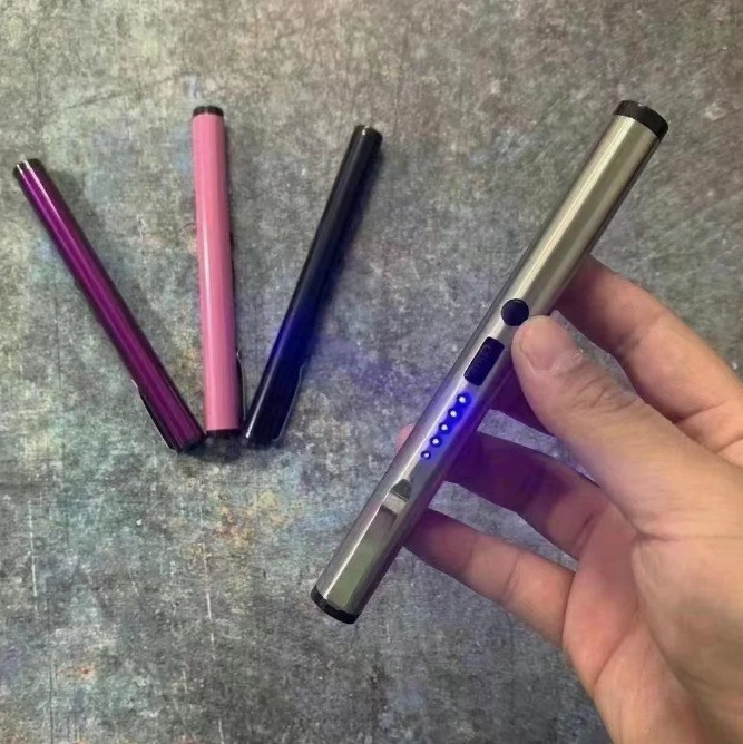 Cross-Border Pen Flashlight 2003 Arc Lighting Lighter Creative Self-Defense Export Gift USB Charging