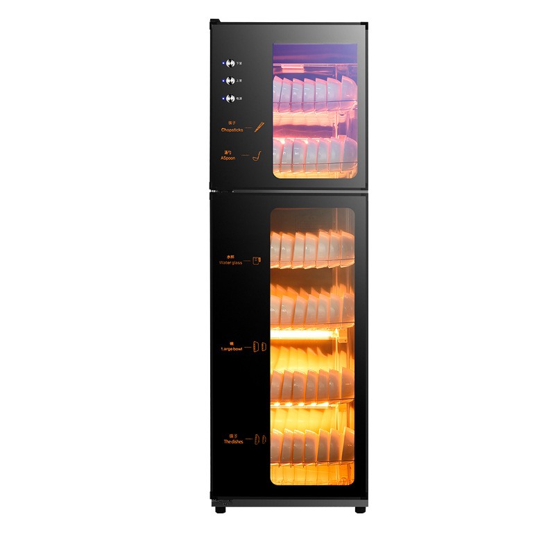 Haotaitai Disinfection Cabinet Household Double-Door Vertical Catering High-Temperature Drying Kitchen Restaurant Commercial Tableware Disinfection Cupboard