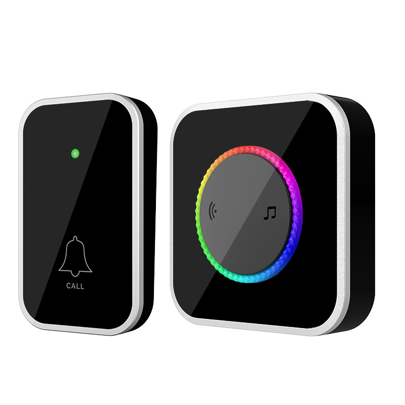 New Wireless Doorbell Customized Home Ultra-Long Distance Digital Remote Control Flashing Smart Doorbell Wireless Call for the Elderly