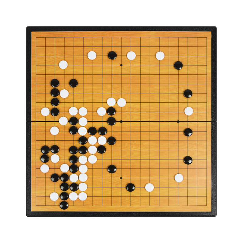 Folding Go for Primary School Students Wholesale Kidsren's Strong Magnetic Go with Chessboard Magnetic Suction Portable Magnetic Go Pieces