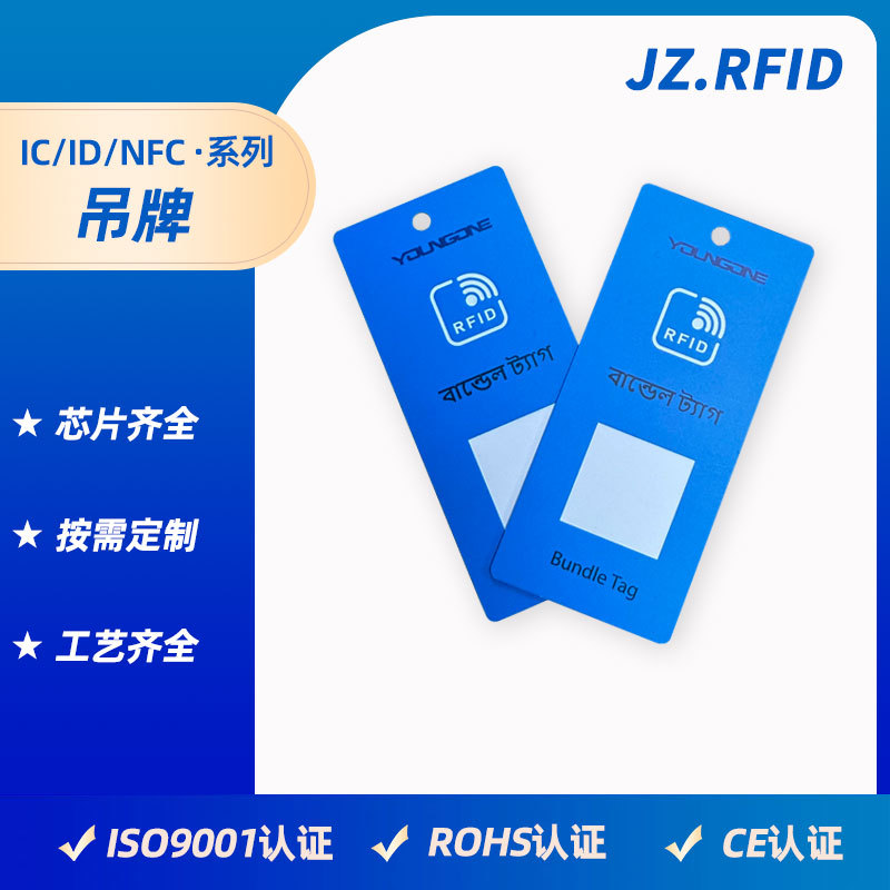 Pvc Clothing Tag Production Double Hole Hanging Tag Rfid Warranty Sheet Non-Standard Plastic Card Printing