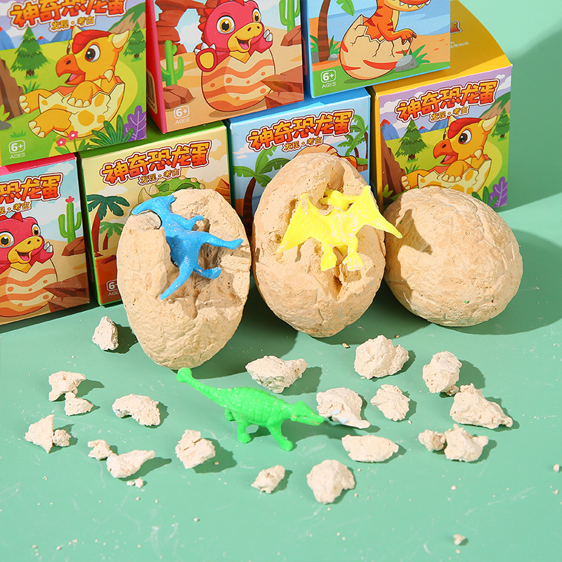 Children's Creative Archaeological Dinosaur Egg Baby Early Education Interest Cultivation Digging Fossil Egg DIY Educational Toys Wholesale