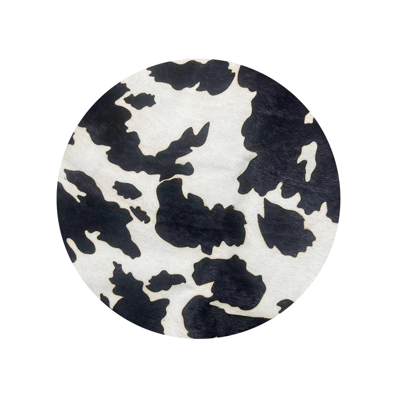 in stock Black and White Markle Horse Leather Black and White Fur One-color Leather Horse Hair Shoe Bag Printed Genuine Leather Hair