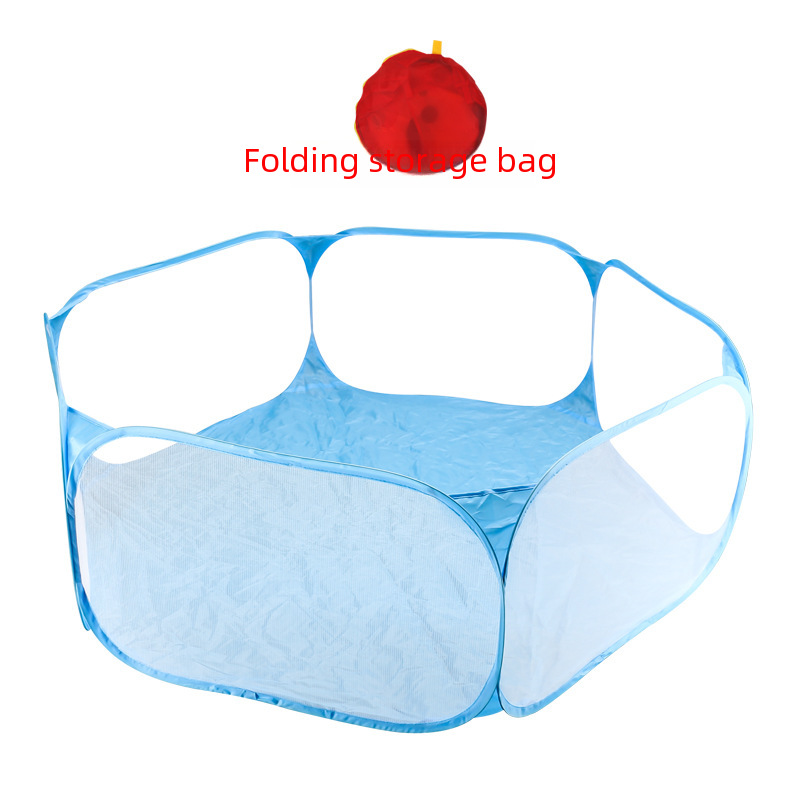 Cross-Border Children's Tent Indoor and Outdoor Playhouse Boys and Girls Tent Easy Folding Six-Sided Mesh Ocean Ball Pool Wholesale