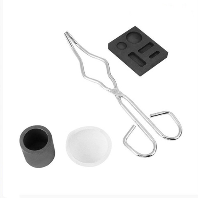 Melting Kit Graphite Crucible Oil Tank Gold Silver Ingot Mold Goldsmith Tools Jewelry Melting Ingot Set