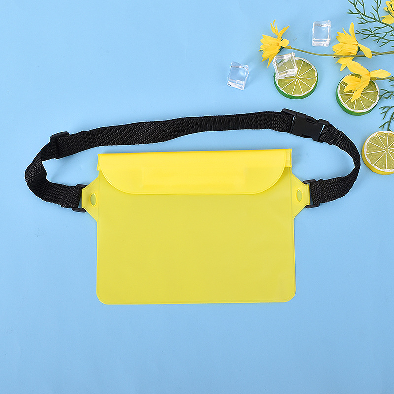 Cross-border Mobile Phone Waterproof Waist Bag Water Splashing Festival Outdoor Drifting Three-layer Sealed Storage Large Mobile Phone Waterproof Bag in stock