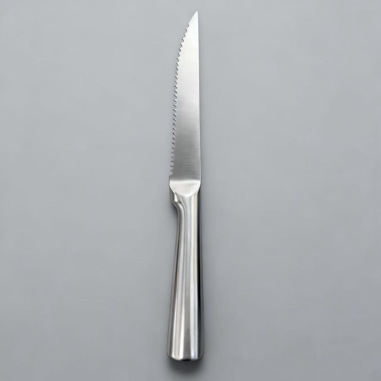 Steak Knife Hollow Handle Western Bread Knife Stainless Steel Steak Serrated Knife Western Knife Western Steak Knife