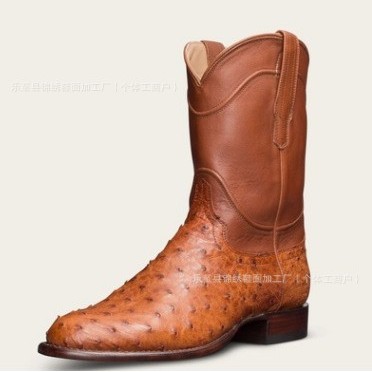 Прямые продажи с фабрики, новые ботинки с заостренным носком из специального материала, короткие и средние мужские повседневные универсальные ботинки