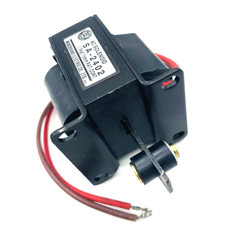 SA-2402 AC traction electromagnet sa-2402 push-pull electromagnet stroke 10mm suction 1kg