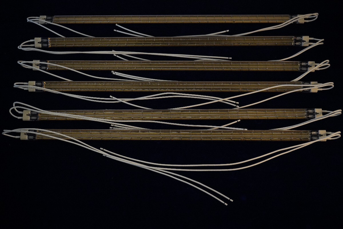 Gold Plated Small Double Tube 6900W 400V 900