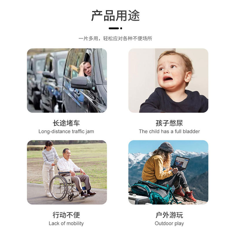 Chinese Disposable Urine Bag Car Emergency Pee Bag Portable Traffic Jam Car Pee Artifact Unisex