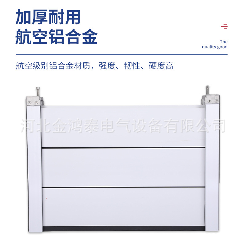 Aluminum Alloy Flood Control Water Barrier for Underground Garages, Subway Entrances, and Warehouses; Stainless Steel Water Barrier, Removable and Waterproof