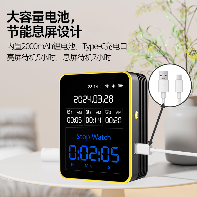 Carbon Dioxide Air Quality Detector Detects Formaldehyde, Co, Temperature, Humidity, Pm2.5, Tvoc, and Monitors Multiple Parameters