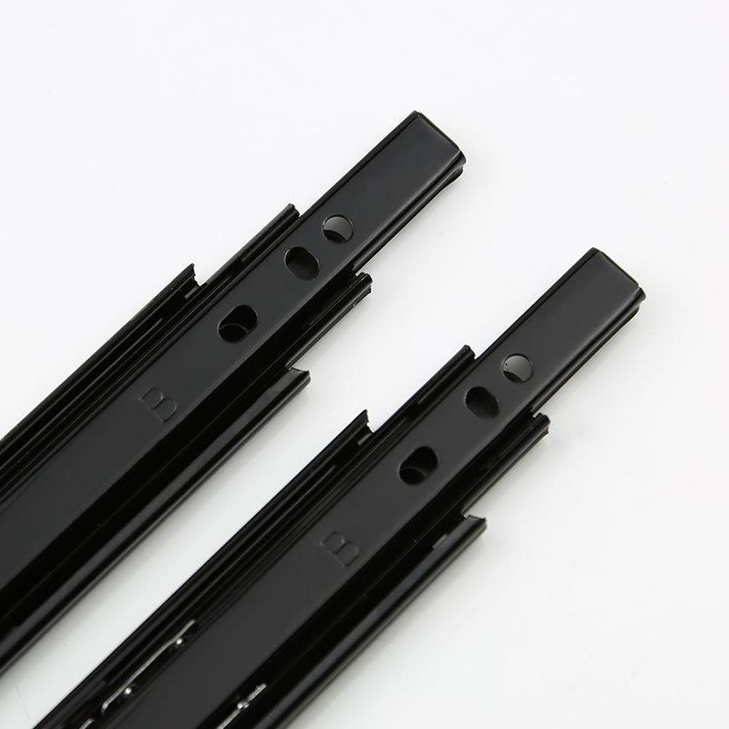 Wiltai 35 wide slide decorative painting push-pull rail three-section drawer slide steel ball mute slide wholesale