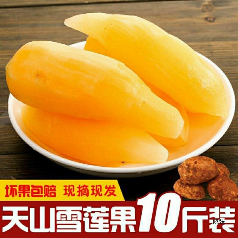 Корень снежного лотоса Тяньшань, 5 кг, свежевыкопанный и отправленный напрямую с места происхождения, сезонный фрукт красной глиняной песчаной почвы, специальная доставка, сочный