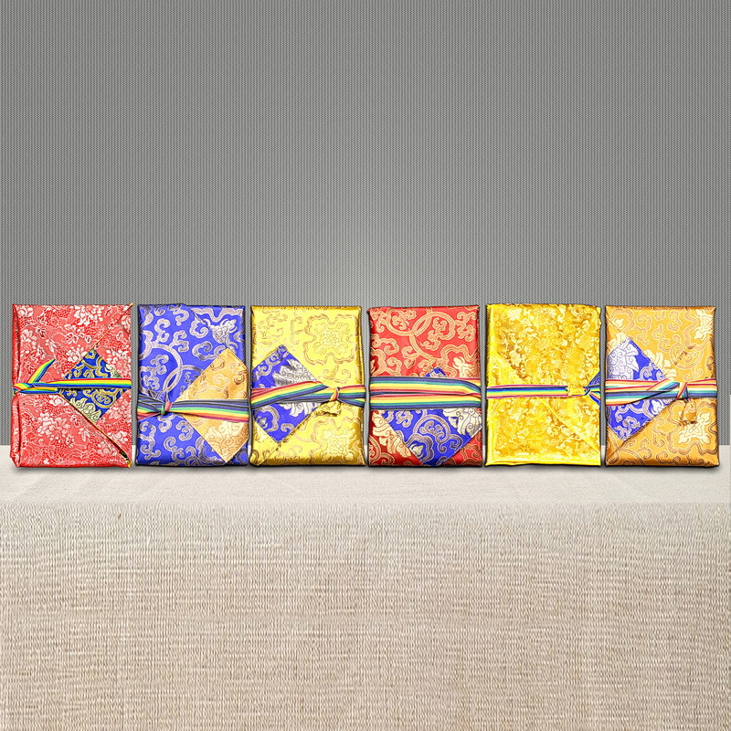 Скатерть из тибетской ткани 50*50 см, для буддийских текстов, покрытие для зала