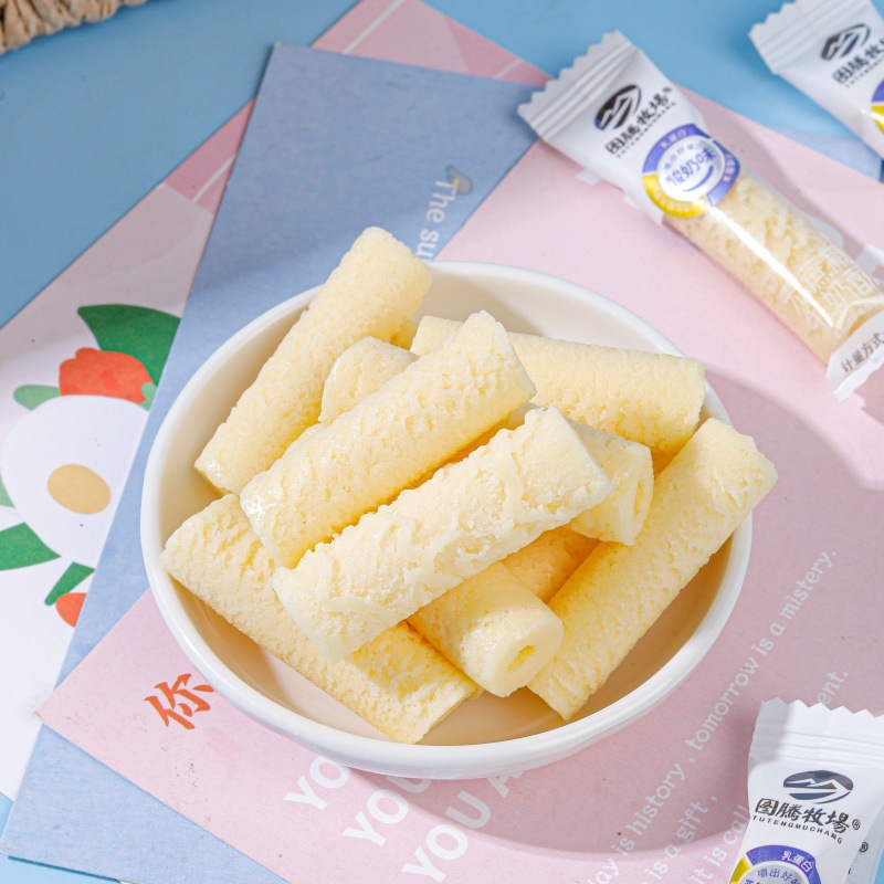 Totem Ranch Sucrose-free Milk Crisp Original Yogurt Goat Crisp Cranberry Children's Snacks Independent Packaging 520g