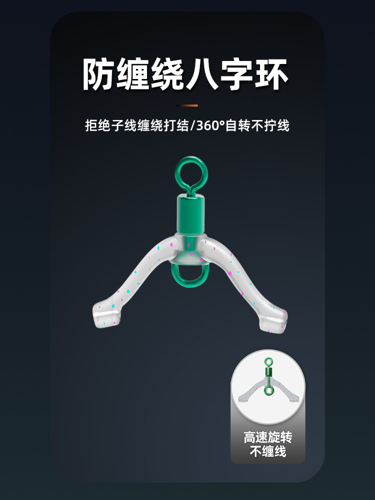 Flip Competition Fishing Line Set with Pe Main Line, Finished Sub-Line, Double Hook, Large Fish Fishing Line, Handmade, in Stock