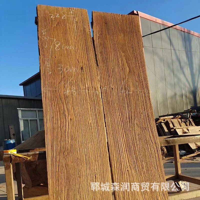 Old Elm Weathered Panels for Home Use, Vintage Solid Wood Decorative Wall Panels, Retro Nostalgic Tea Table Tops for Guesthouses