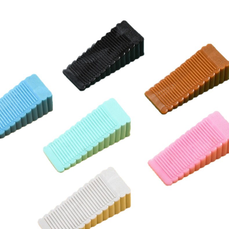 Windproof Silicone Anti-Collision Door Stopper for Home Use, No-Drill Door Card, Door Blocker, Anti-Pinch Safety Fixed Anti-Collision Wall Door Stop