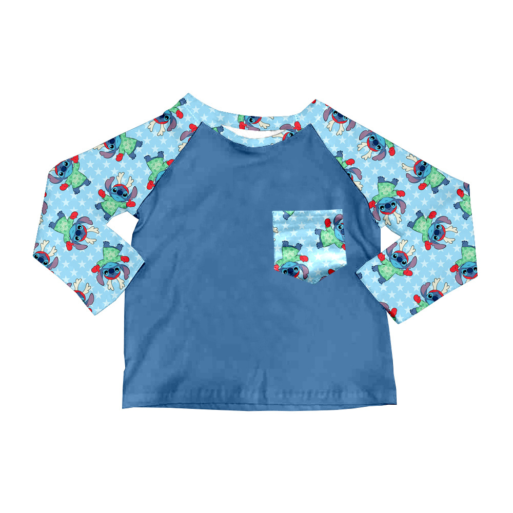 Boutique Foreign Trade Children's Clothing Printed Children's Cute Creative Custom Autumn Long Sleeves