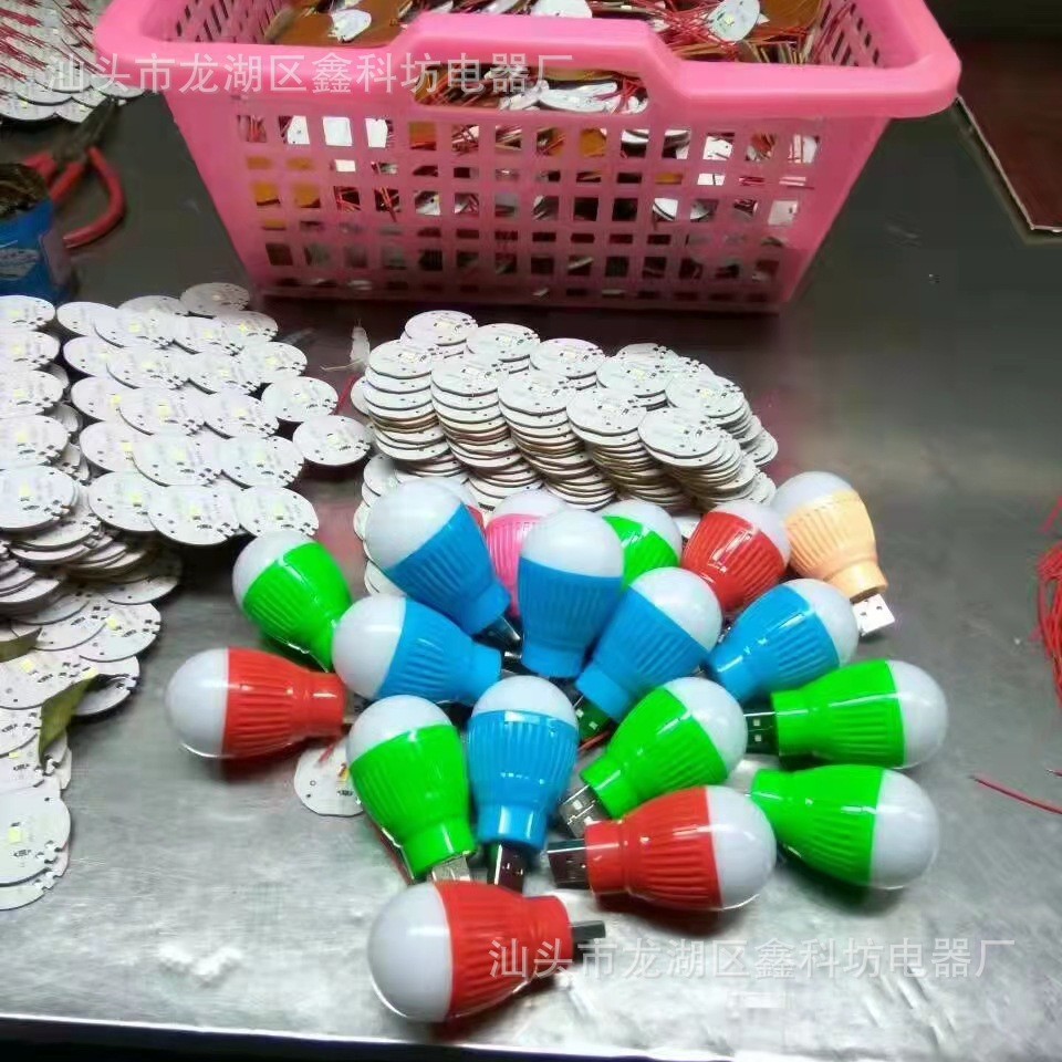 Wholesale Self-Produced Mini USB Lamp Small Bulb Lamp Energy-Saving Lamp White Light Lamp Outdoor Portable Bedroom Sleep Night Light