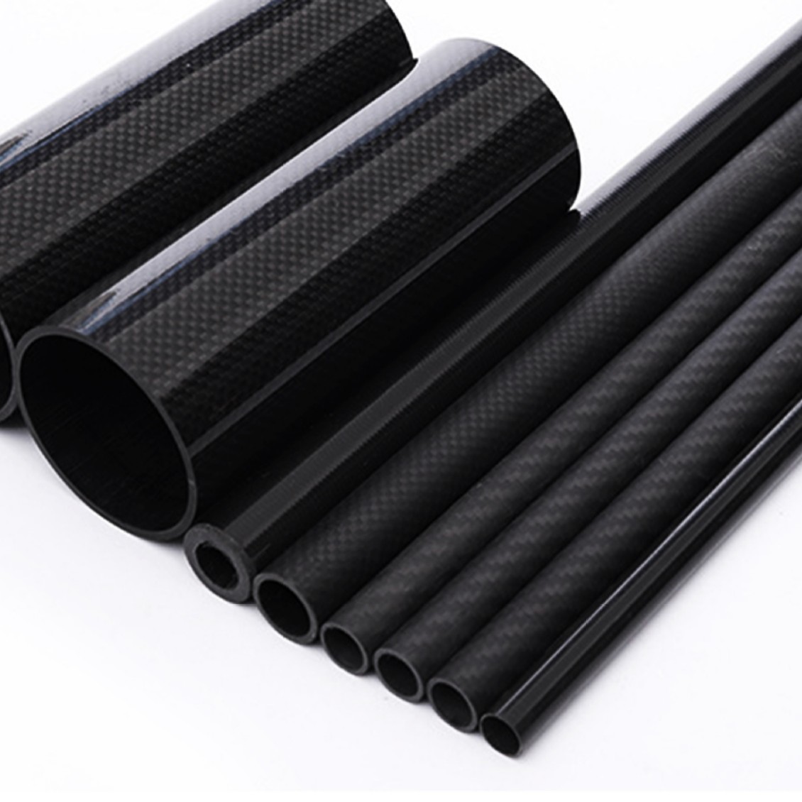 3K Carbon Fiber Tube, Inner Diameter 26-30, T300 High-Strength Carbon Fiber Hollow Tube, Lightweight Telescopic Tube for Robotic Arms