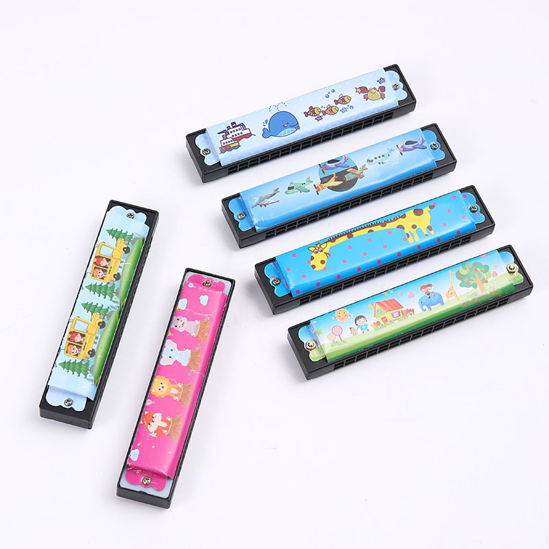 Children's Iron-sheet Harmonica 16-hole Kindergarten Primary School Students Beginners Playing Musical Instruments Harmonica Toys Cross-border Wholesale