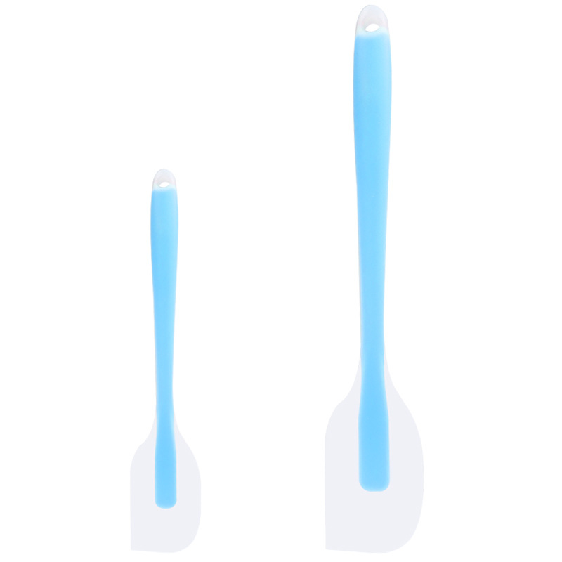 Factory in stock one-piece large translucent silicone spatula baking tool mixing spatula cake cream spatula