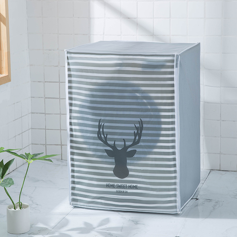 Washing Machine Cover Waterproof and Sunproof Fully Automatic Drum Upper Opening Cover Cloth Cover Haier Little Swan Panasonic Midea Sanyo Use
