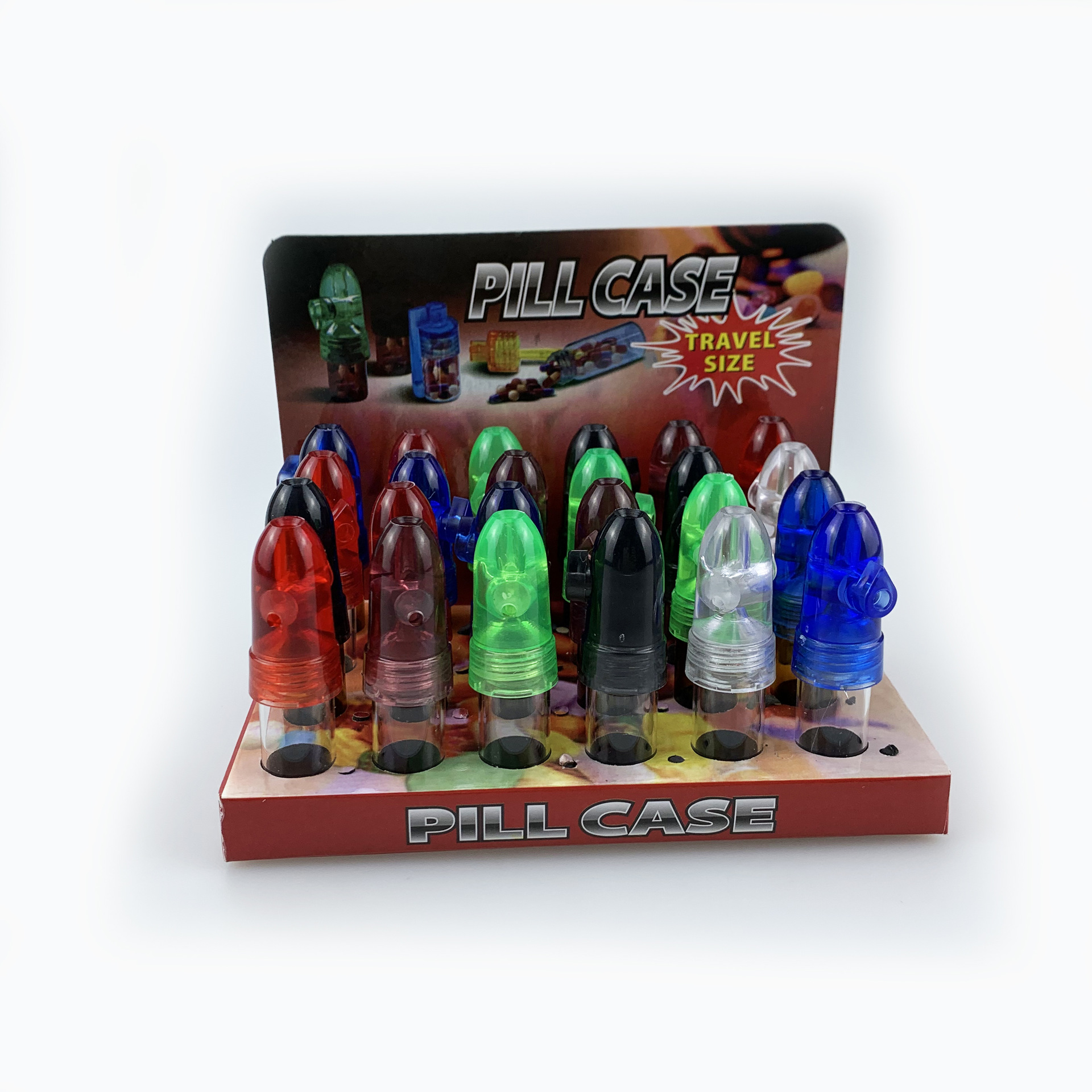 Wholesale portable 82mm snuff bottle storage tank sealed waterproof glass bottle medicine box storage bottle cross-border supply