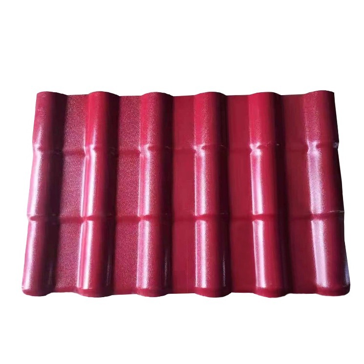 Synthetic Resin Tile Roof Construction Factory Direct Sales Antique Glazed Tiles Plastic Color Steel Tiles Roof Tiles Thickeneded