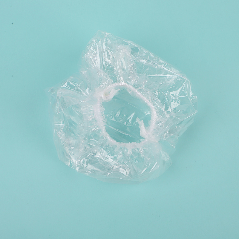 Disposable Ear Mask Bathing Shower Set Strip Plastic Shower Cap Hair Dye Hair Treatment Ear Mask Beauty Salon Wholesale