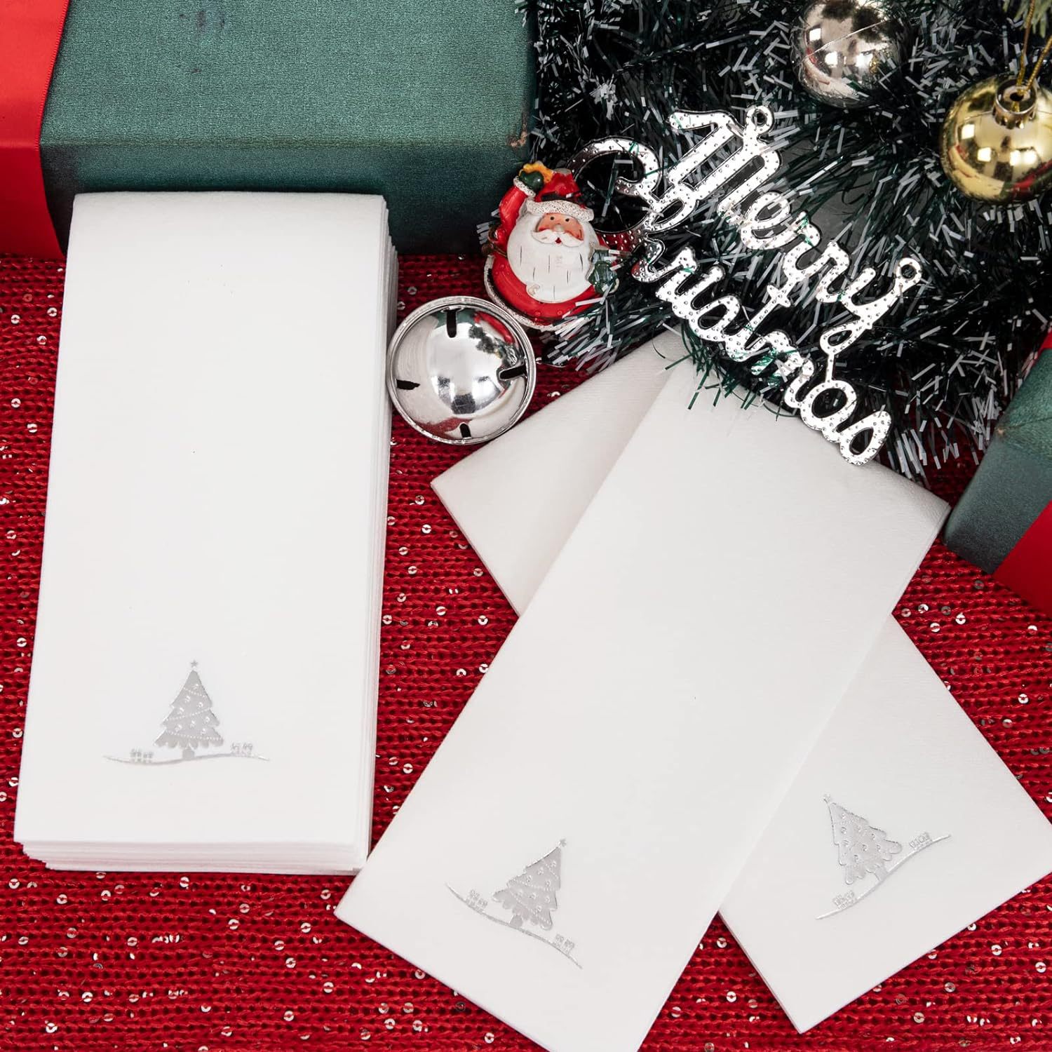 Disposable Hot Stamping Dust-Free Paper Napkins 3043 Hotel Restaurant Paper Towel Mouth Cloth Western Place Mat Logo Wholesale