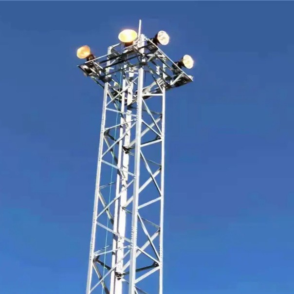 Floodlight Lighthouse Adjustable Lighting Lighthouse Airport Runway Lighting Lighthouse Square Lighthouse Angle Steel Lighthouse Outdoor