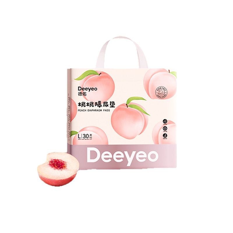 Deyou Newborn Baby Disposable Diaper Pad Peach Series Waterproof Breathable Nursing Pad Baby Diaper Mattress
