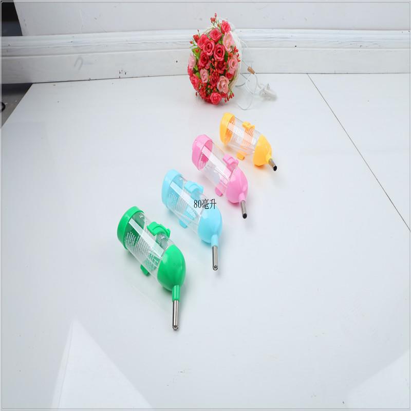 Sure enough, pet hamster Golden Bear 80ml ml water bottle double ball mute water bottle pet drinker pet