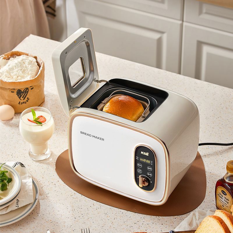 Cross-border mini bread maker household automatic intelligent fruit spreading and noodle fermentation multi-functional small breakfast toast