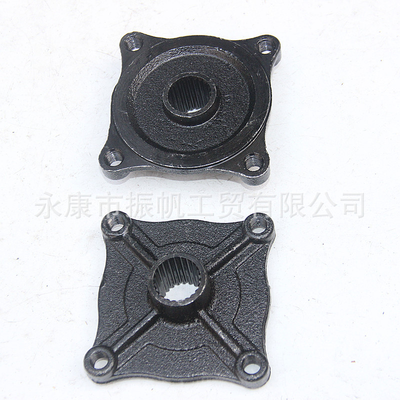 Atv Large Bull Accessories Go-Kart Rear 4-Hole Flange Rear Wheel Hub Holder 23-Tooth Spline Wheel Disc