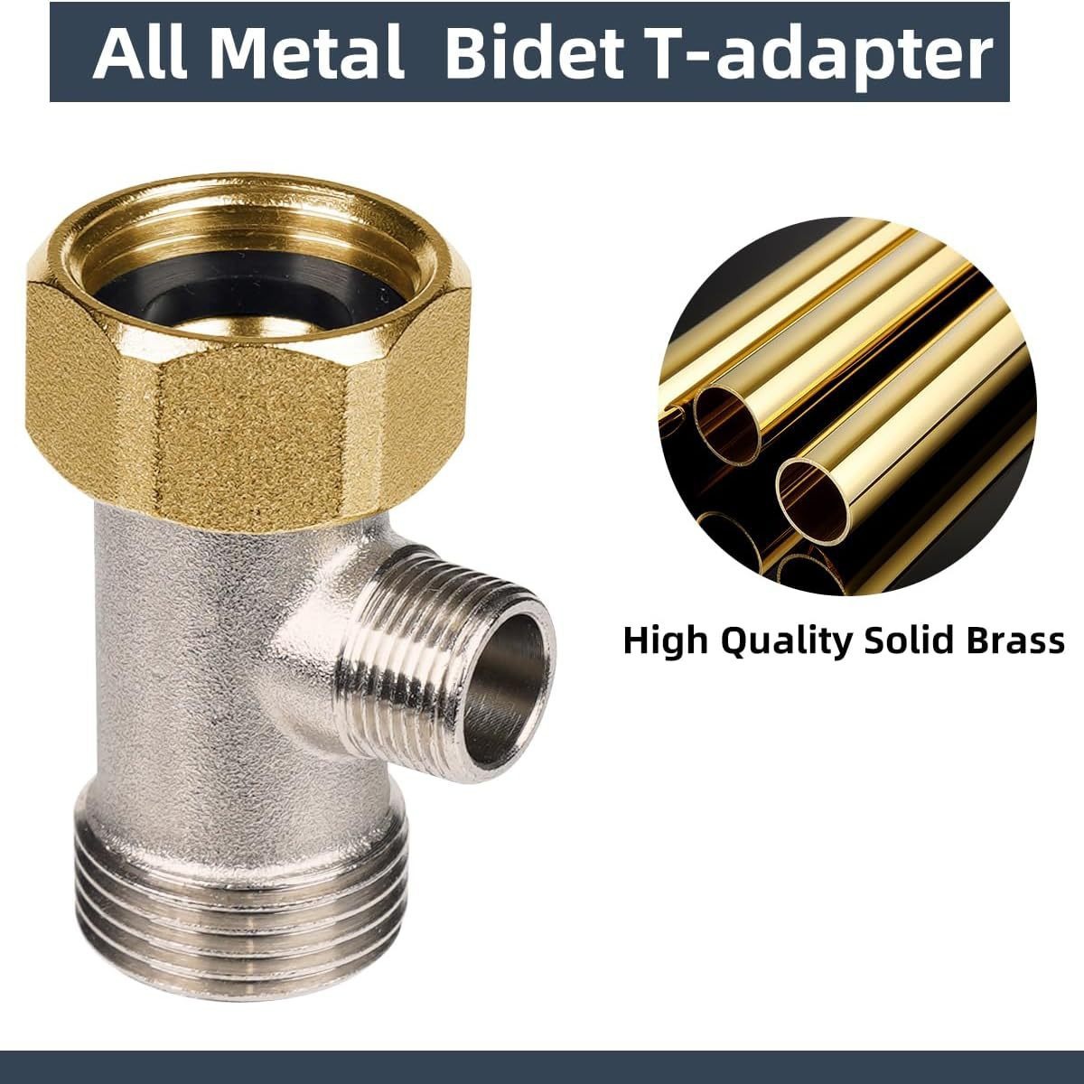 Внешняя торговля, кросс-бордерный 1/2, 7/8, 15/16, T-образный соединитель для биде, оптовая продажа