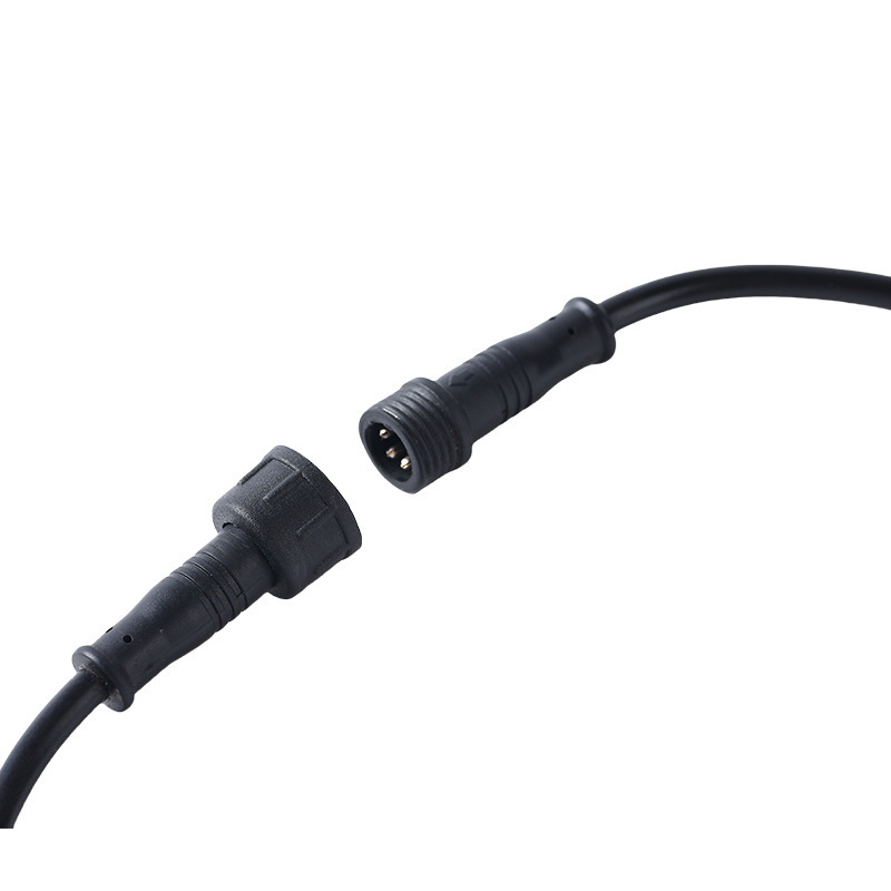 Wow Customized 0.5Dc Head Waterproof Plug Car Led Rainproof Dc Cable 2/3/4 Core Socket